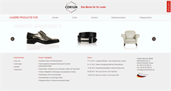 Desktop Screenshot of coriumservice.de